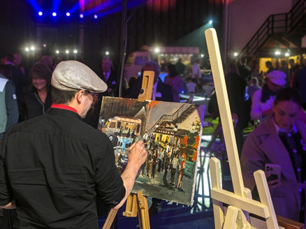 Prestation de Live Painter