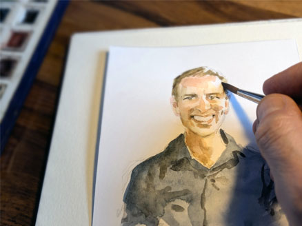 Prestation de portraitiste