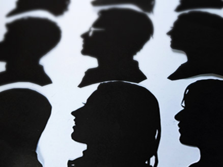 Prestation de silhouettiste