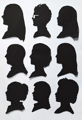 Prestation de silhouettiste